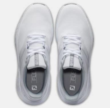 Used Foot Joy Flex 56286 Mens Golf Shoes White Senior 9.5 11490-s000266899