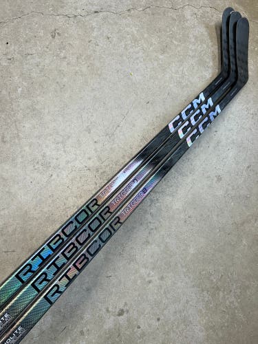 3 PACK 95 Flex P29 Senior CCM RibCor Trigger 8 Pro Left Hand Hockey Stick Pro Stock NHL