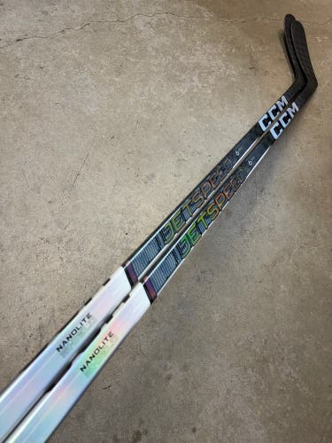 2 PACK 80 Flex P28M Senior CCM JetSpeed FT6 Pro Left Hand Hockey Stick Pro Stock (New)