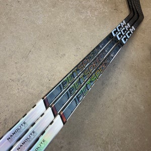 3 PACK 80 Flex P28M Senior CCM JetSpeed FT6 Pro Left Hand Hockey Stick Pro Stock (New)