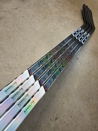 4 PACK 80 Flex P28M Senior CCM JetSpeed FT6 Pro Left Hand Hockey Stick Pro Stock (New)