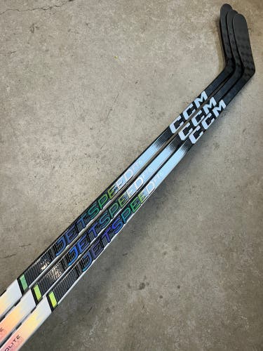 3 PACK 80 Flex Custom P28M Senior CCM JetSpeed FT6 Pro Left Hand Hockey Stick Pro Stock (New)