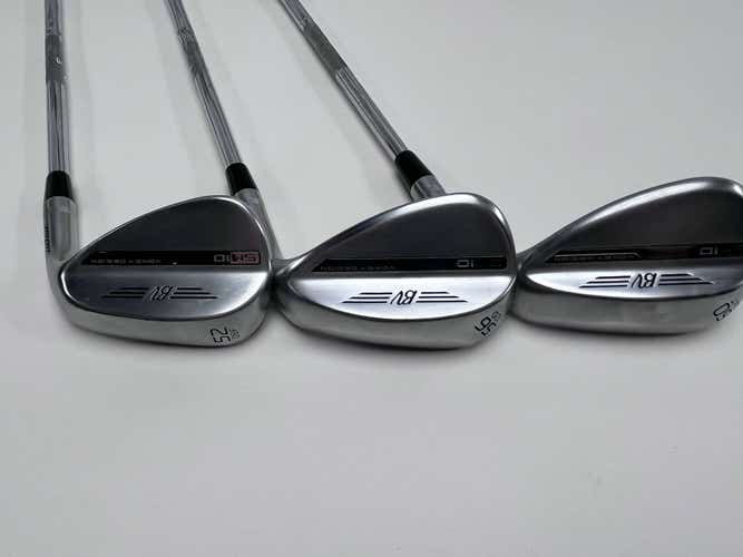 Titleist Vokey SM10 Tour Chrome Wedge Set 52* 8 | 56* 12 | 60* 4 SM10 RH