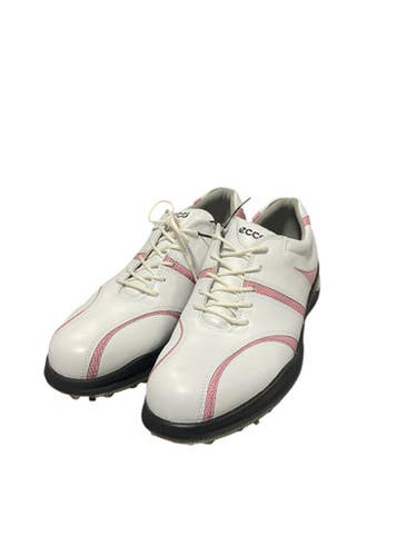 Used Ecco Womens Golf Shoes White Senior 10.5 11834-s000042768