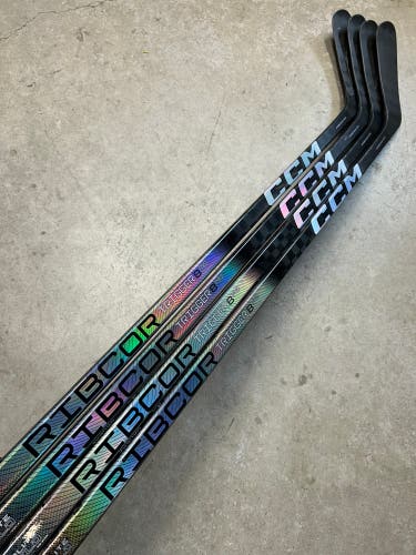 4 PACK 85 Flex P90TM Senior CCM RibCor Trigger 8 Pro Left Hand Hockey Stick Pro Stock NHL (New)