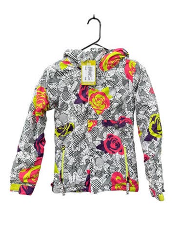 Used 686 Yth Girls Xs Snow Jacket - White 11835-s000200887