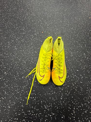 Used Nike Mercurial Soccer Cleats Yellow Junior 02 11849-s000033583