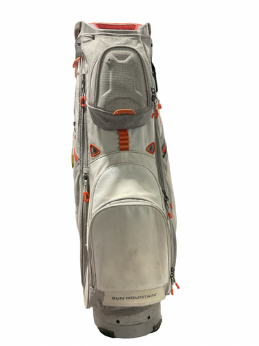 Used Sun Mountain ORANGE SYNC Mens Stand Bag Orange 11834-S000052887