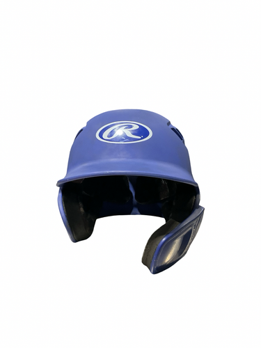 Used Rawlings 6 7/8- 7 5/8 HELMET Batting Helmet No Mask Navy Blue One Size 11834-S000052969