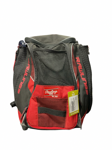Used Rawlings BLK/RED BALL BAG BB/SB Player Carry Bag Black 11834-S000052970