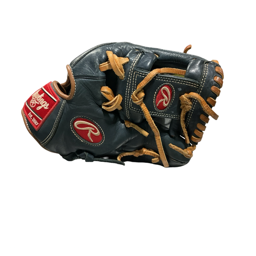 Used Rawlings R9 PRO BLACK GLOVE BB/SB Glove RH Throw Black 11 1/2" 11834-S000052967