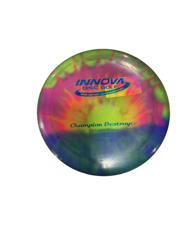 Used Innova CHAMPION DESTROYER Disc Golf Driver Lime Green 11834-S000049249