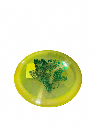 Used Discraft JAWBREAKERZ PREDATOR Disc Golf Driver Yellow 11834-S000053144