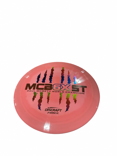 Used Discraft FORCE PAUL MCBETH 6X ST Disc Golf Driver Pink 11834-S000053162