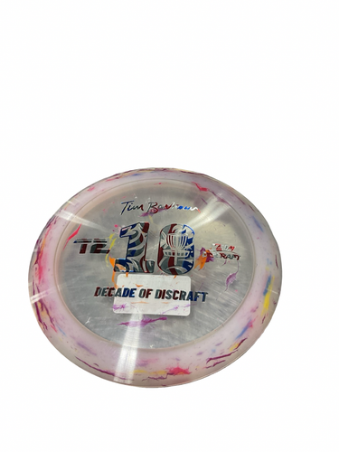 Used Discraft T2 Disc Golf Driver White 11834-S000053190