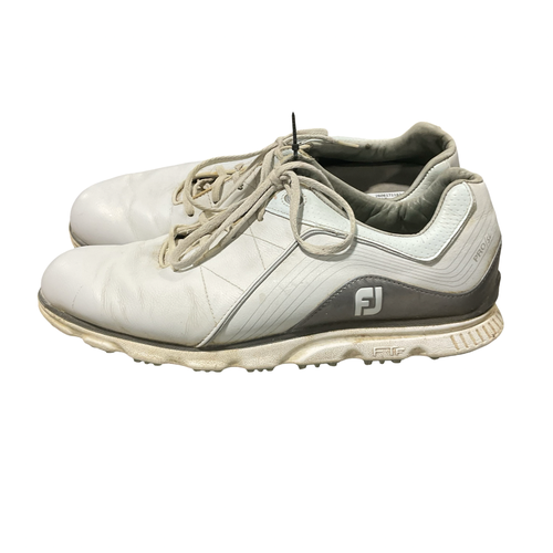 Used Foot Joy Mens Golf Shoes White Senior 10 11834-S000052723