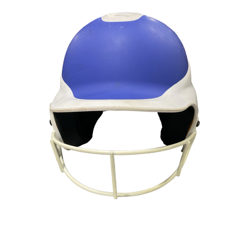 Used RIP-IT 6.5-7 3/8 HELMET Batting Helmet w/Mask White MD 11834-S000052768