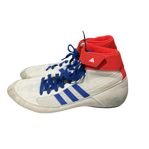 Used Adidas Wrestling Shoes White Senior 6.5 11834-S000052881