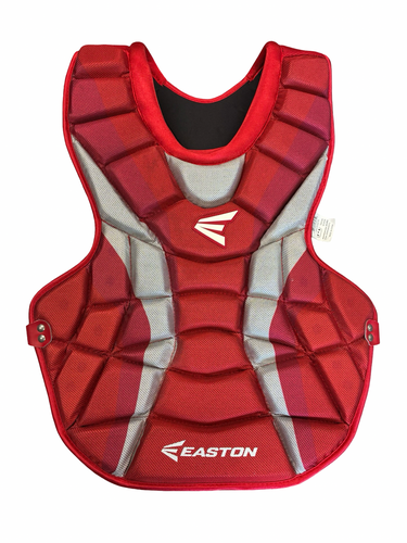 Used Easton CHEST PROTECTOR Catchers Chest Protector Red Adult 11682-S000134882