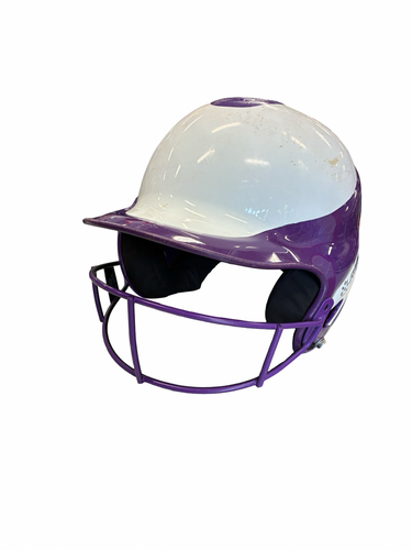 Used RIP-IT RIP IT HELMET Batting Helmet w/Mask Purple SM 11682-S000134869