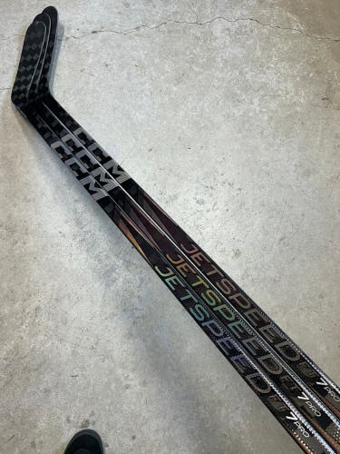3 PACK 80 Flex P29 Senior CCM Jetspeed FT7 Pro Right Hand Hockey Stick Pro Stock (New)