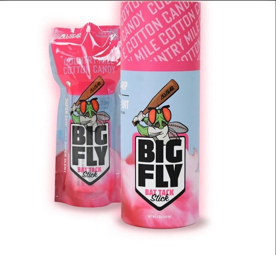All Star Big Fly Bat Tack Stick Cotton Candy Scent 2 Pack (New)