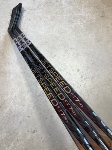 3 PACK 85 Flex P29M Senior CCM Jetspeed FT7 Pro Right Hand Hockey Stick Pro Stock (New)