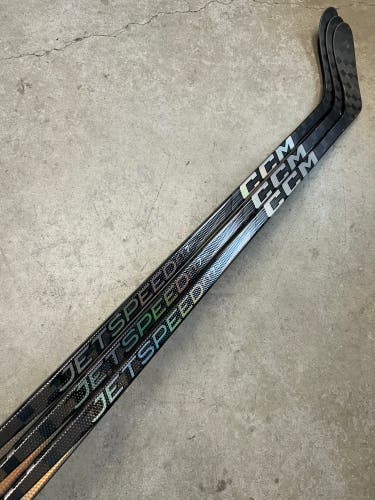 3 PACK 75 Flex Custom P28 Senior CCM Jetspeed FT7 Pro Left Hand Hockey Stick Pro Stock