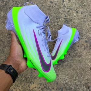 Nike Vapor Pro 1 Mens Size 13 Football Cleats Green Purple