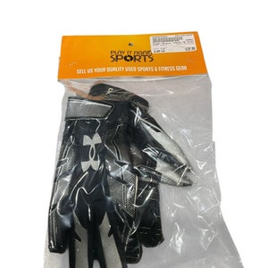 Used Under Armour Youth Fb Gloves Fb Gloves Black Lg 11834-s000042922