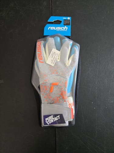 Reusch Pure Contact Aqua Goalkeeper Gloves Sz 9