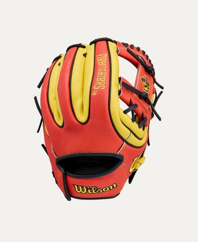 New Wilson A450 Firefighters 11" Left Hand Throw Baseball Glove 11692-wilwbw10419711