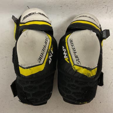 Used Bauer Supreme 2s Pro Junior Elbow Pads White Black Yellow Lg 11855-s000194886
