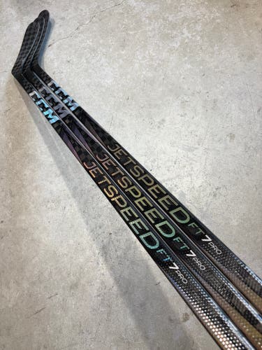 3 PACK 75 Flex P29 Senior CCM Jetspeed FT7 Pro Right Hand Hockey Stick (New) Pro Stock