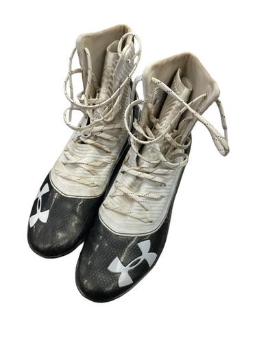 Used Under Armour Highlight Adult Fb Cleats Black Senior 12 11613-s000172177