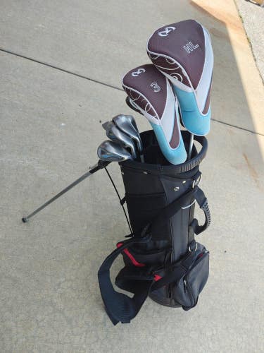 Maxfli Revolution 11 Piece Ladies Graphite Complete Golf Set Stand Bag