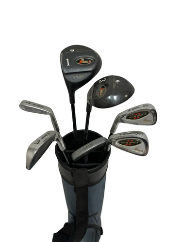 Used All American Jr 9-12 7 Piece Lh Jr Golf Set Lh Black 11692-s000144342