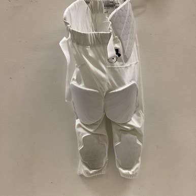 Used Under Armour Youth Fb Integrated Pants White Sm 11725-s000494757
