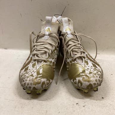 Used Adidas Adult Fb Cleats Gold Senior 8 11725-s000494713