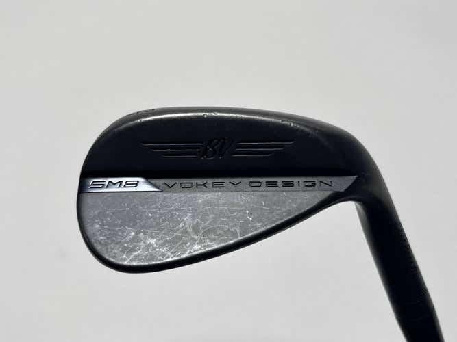 Titleist Vokey SM8 Jet Black Gap Wedge GW 52* 8 Bounce F-Grind Wedge RH