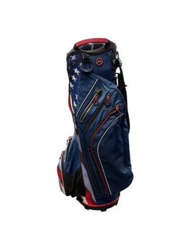 Used Bag Boy Men’s Golf Cart Bag - White Red Navy 11835-s000201364