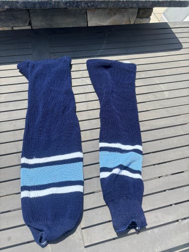 Blue Senior Large Athletic Knit HS2100 Socks (Used)