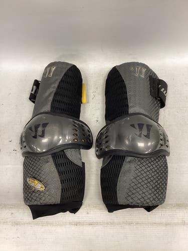 Used Warrior Arm Lacrosse Arm Pads Guards Grey Lg 11851-s000040643