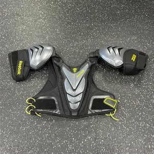 Used Reebok Zg3 Lacrosse Shoulder Pads Black Sm 11849-s000034052