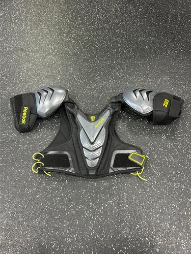 Used Reebok Zg3 Lacrosse Shoulder Pads Black Sm 11849-s000034052
