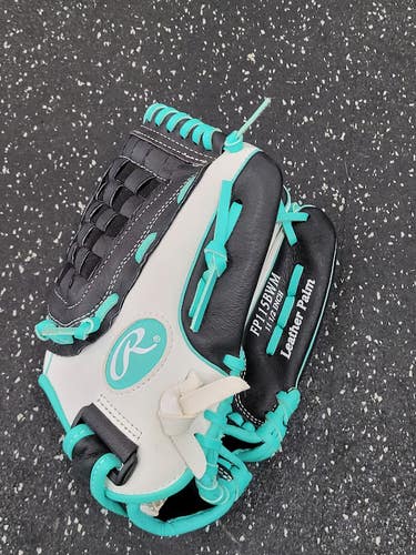 Used Rawlings FASTPITCH SOFTBALL BB/SB Glove RH Throw White 11 1/2" 11849-S000041536