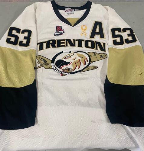 Trenton Golden Hawks Jersey OJHL JrA