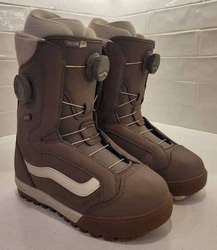 NEW 2026 Vans Encore Pro Snowboard Boots Walnut Brown Women's Size 6.5
