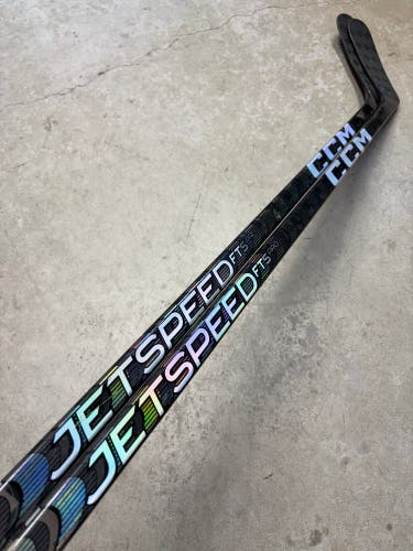 2 PACK 80 Flex P92M Senior CCM JetSpeed FT5 Pro Left Hand Hockey Stick Pro Stock NHL (New)