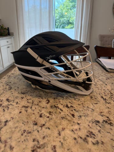 Matte Black Cascade XRS Lacrosse Helmet